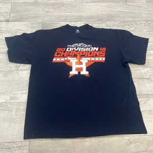 Genuine Merchandise‎ Houston Astros 2018 Postseason Division Champions T-Shirt
